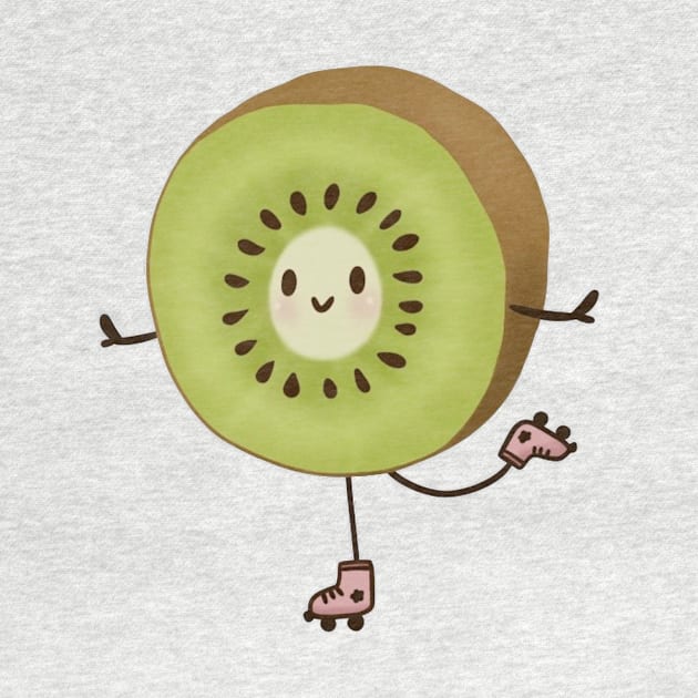 Roller Skating Kiwi by herofficial